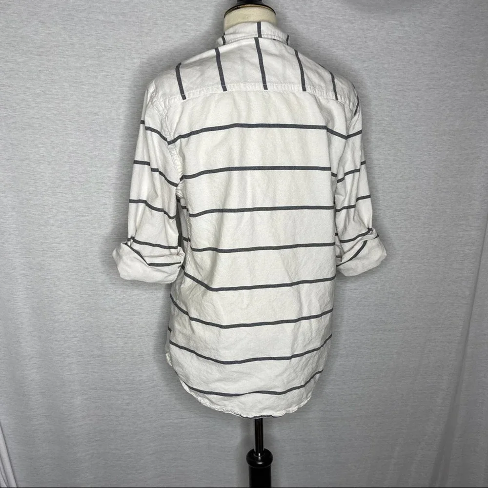 A25). Aeropostale NYC Men Button Down Shirt Long Sleeve - Picture 4 of 15